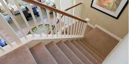 carpet on stairs