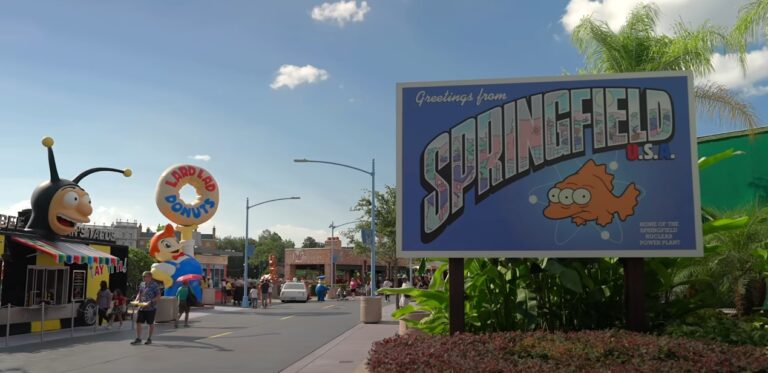 Universal Studios Orlando: Guide, attractions + 4 tips before you go. Is it worth it? - simpsons springfield