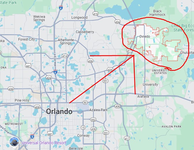 Moving or Visitng Oviedo, Florida: Guide, attractions, housing + 4 tips before you go Map